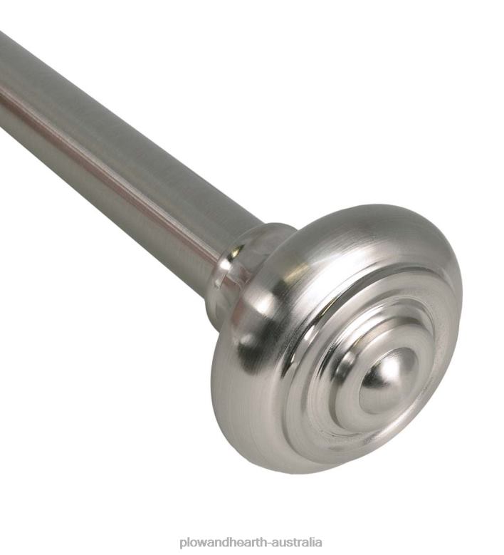Plow & Hearth Lexington Adjustable Curtain Rod Collection with Royale Finial P22BD2629 Houseware