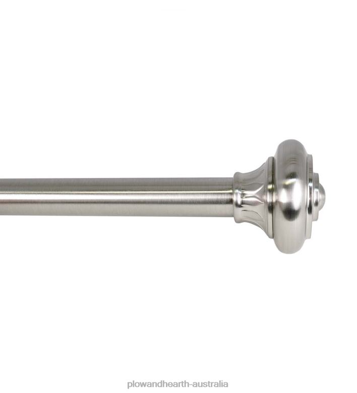Plow & Hearth Lexington Adjustable Curtain Rod Collection with Royale Finial P22BD2629 Houseware
