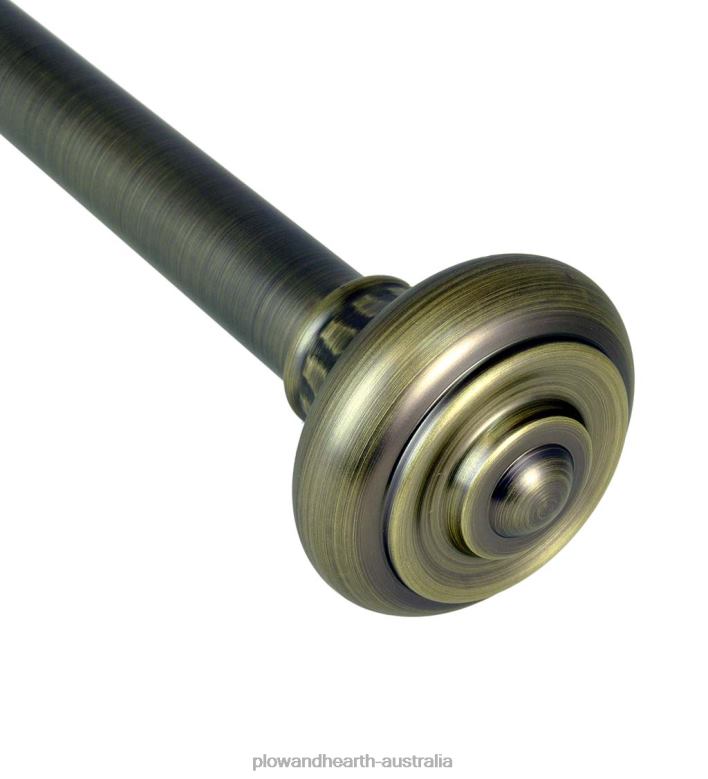 Plow & Hearth Lexington Adjustable Curtain Rod Collection with Royale Finial P22BD2629 Houseware