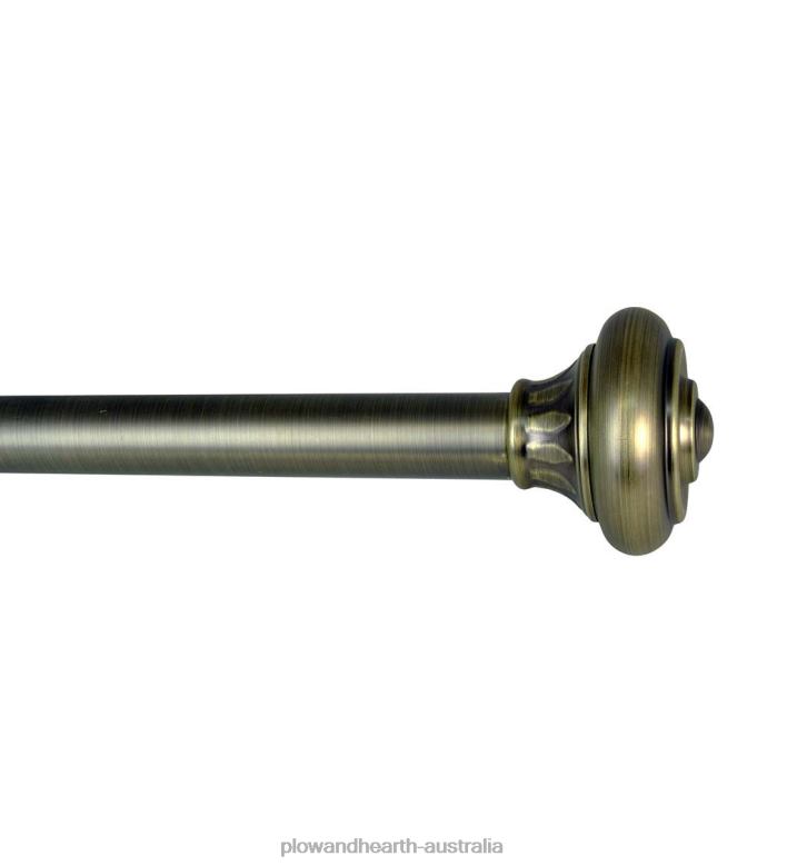 Plow & Hearth Lexington Adjustable Curtain Rod Collection with Royale Finial P22BD2629 Houseware
