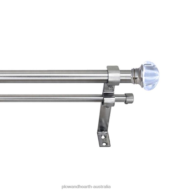 Plow & Hearth Regal Double Curtain Rod Set P22BD2644 Houseware