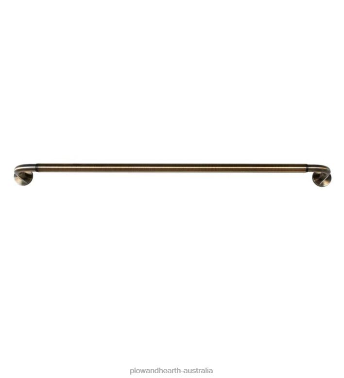 Plow & Hearth Steel Wraparound Privacy Curtain Rod P22BD2630 Houseware