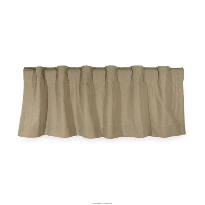 Plow & Hearth Homespun Rod-Pocket Curtain Valance, 40 W x 14 L - Harvest P22BD3174 Houseware