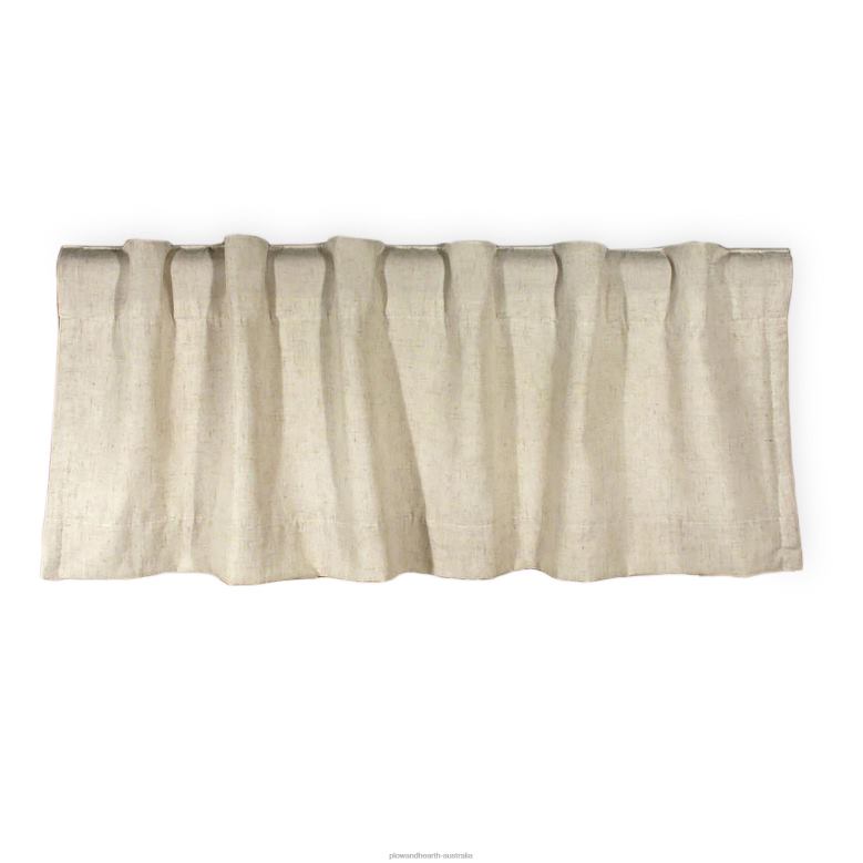 Plow & Hearth Homespun Rod-Pocket Curtain Valance, 40 W x 14 L - Harvest P22BD3174 Houseware