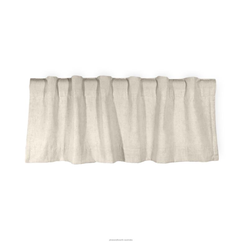 Plow & Hearth Homespun Rod-Pocket Curtain Valance, 40 W x 14 L - Harvest P22BD3174 Houseware