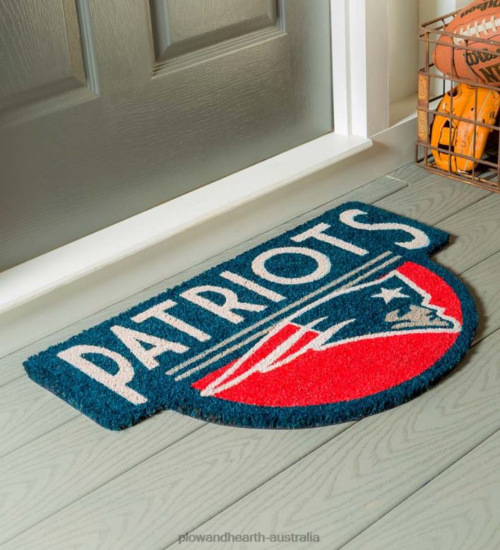 Plow & Hearth NFL Shaped Coir Door Mat - Buccaneers P22BD1589 Rugs & Mats