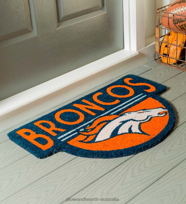 Plow & Hearth NFL Shaped Coir Door Mat - Buccaneers P22BD1589 Rugs & Mats