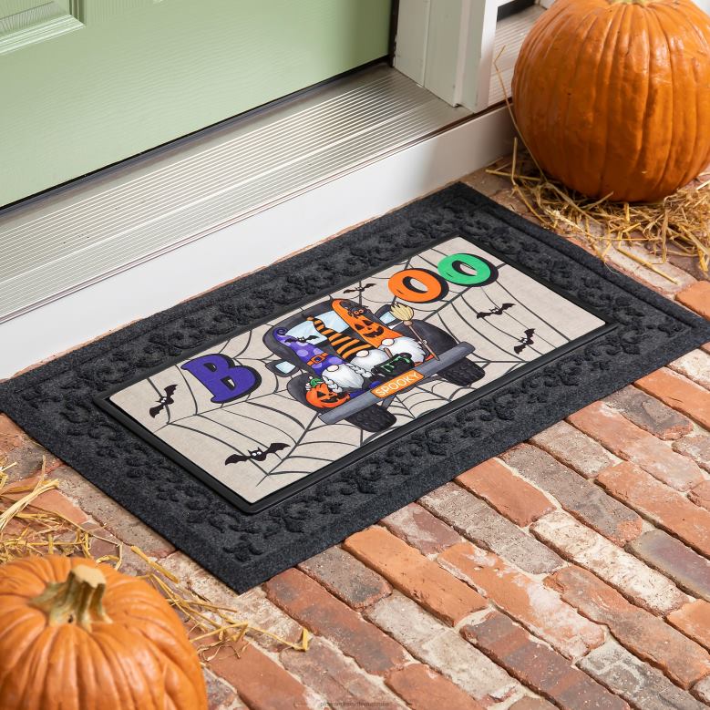 Plow & Hearth Spooky Truck Sassafras Switch Mat P22BD1959 Rugs & Mats