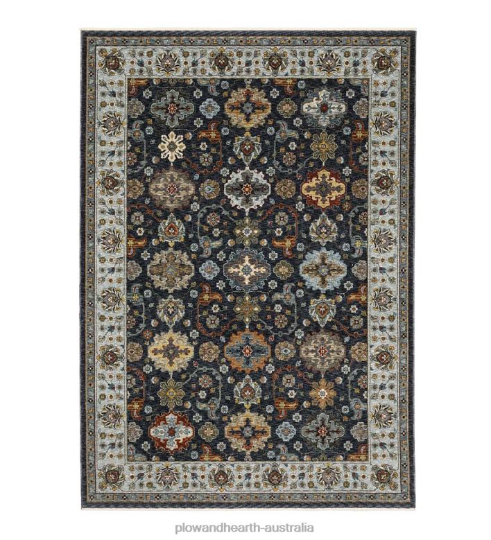 Plow & Hearth Alexandria Traditional Polyester Rug P22BD1819 Rugs & Mats