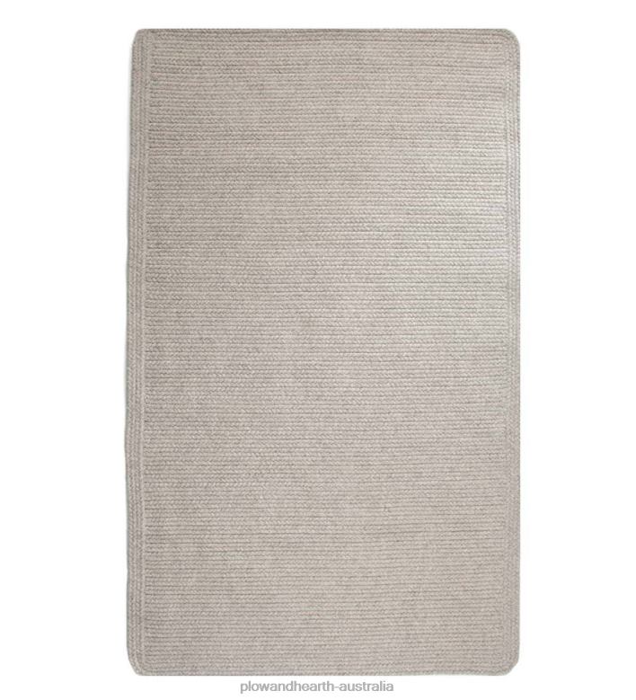 Plow & Hearth Blue Ridge Rectangle Wool Braided Rugs P22BD1765 Rugs & Mats