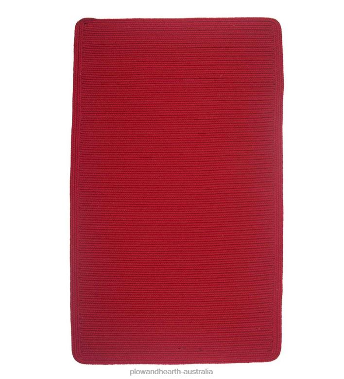 Plow & Hearth Blue Ridge Rectangle Wool Braided Rugs P22BD1765 Rugs & Mats