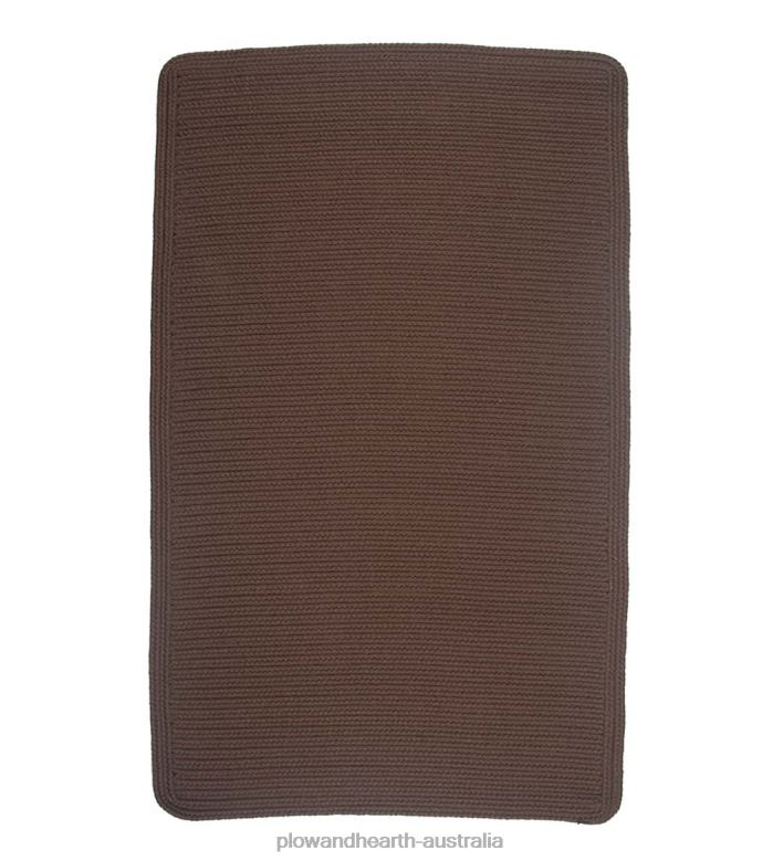 Plow & Hearth Blue Ridge Rectangle Wool Braided Rugs P22BD1765 Rugs & Mats