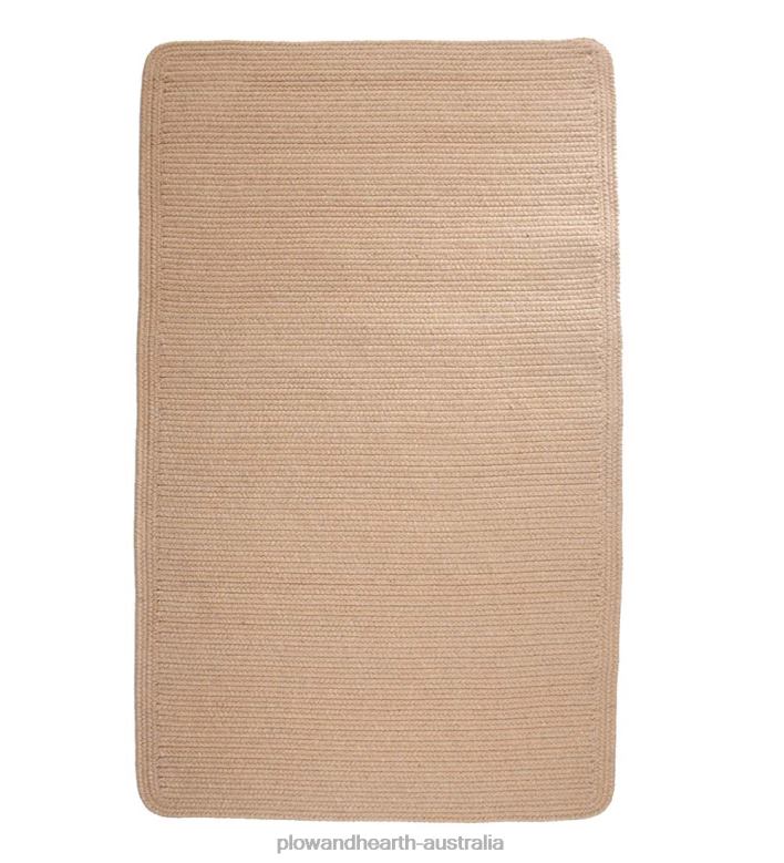 Plow & Hearth Blue Ridge Rectangle Wool Braided Rugs P22BD1765 Rugs & Mats