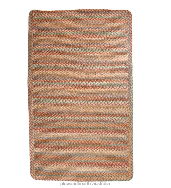 Plow & Hearth Blue Ridge Rectangle Wool Braided Rugs P22BD1765 Rugs & Mats