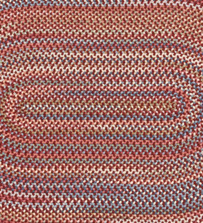 Plow & Hearth Blue Ridge Wool Braided Oval Rugs, Made In USA P22BD1770 Rugs & Mats