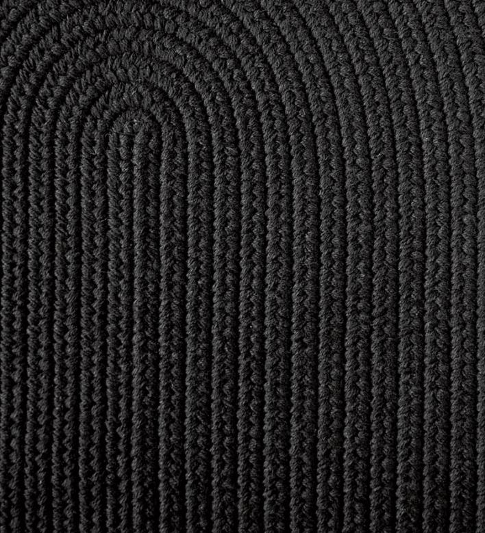 Plow & Hearth Blue Ridge Wool Braided Oval Rugs, Made In USA P22BD1770 Rugs & Mats