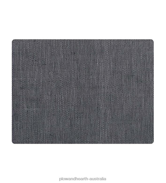 Plow & Hearth Burbury Weave Desk Chair Mat - Gray P22BD1782 Rugs & Mats