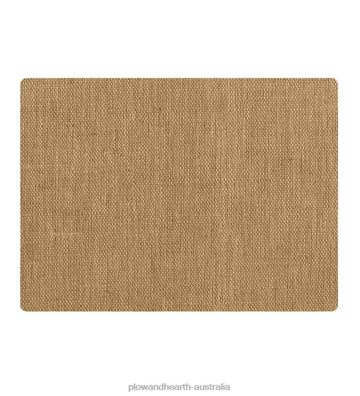 Plow & Hearth Burbury Weave Desk Chair Mat - Gray P22BD1782 Rugs & Mats