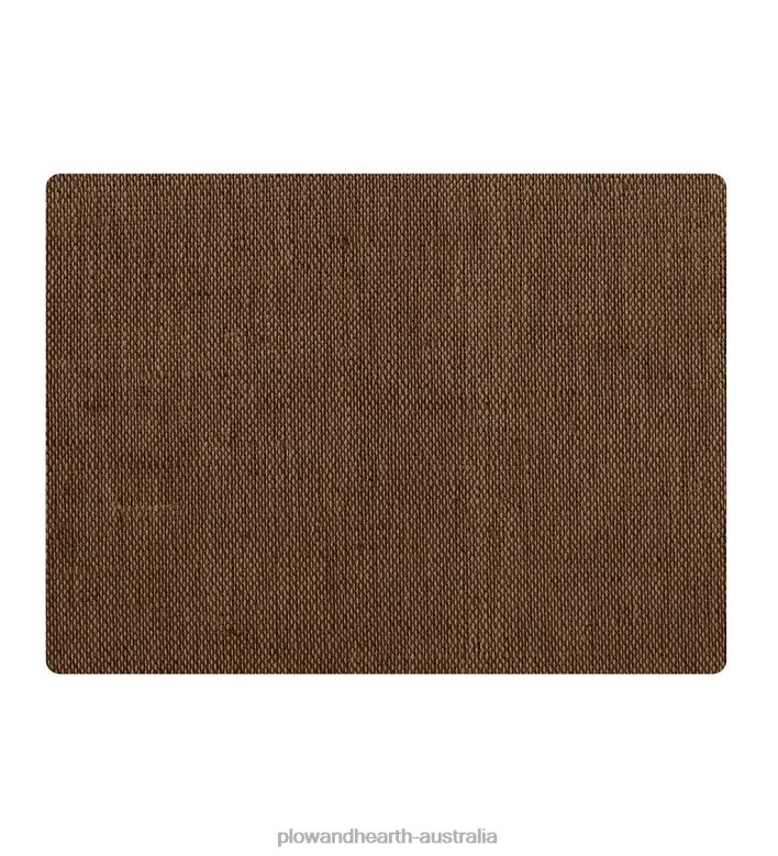 Plow & Hearth Burbury Weave Desk Chair Mat - Gray P22BD1782 Rugs & Mats