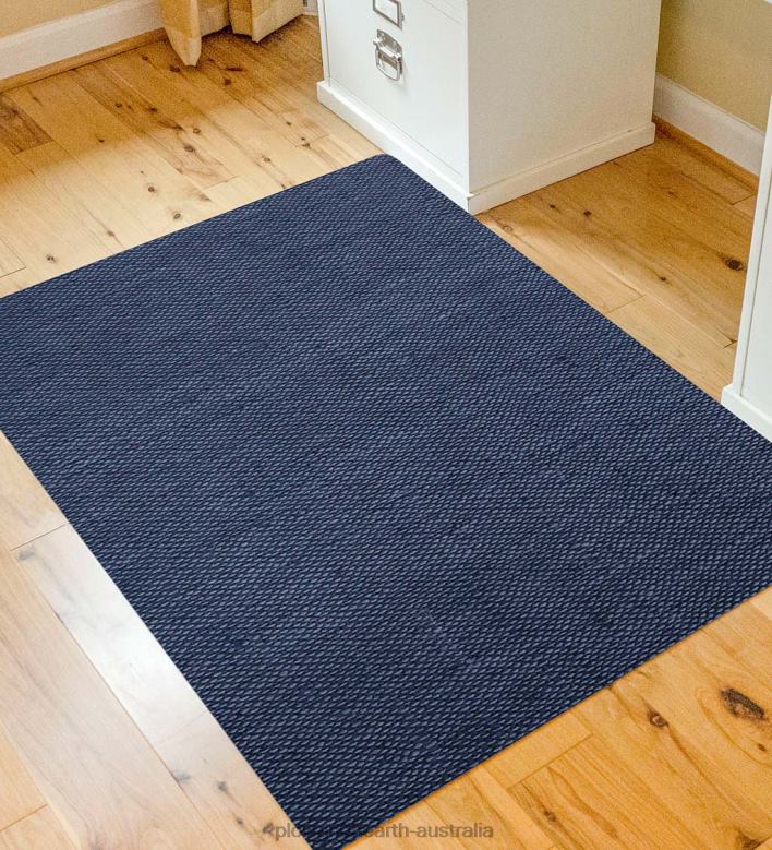 Plow & Hearth Burbury Weave Desk Chair Mat - Gray P22BD1782 Rugs & Mats