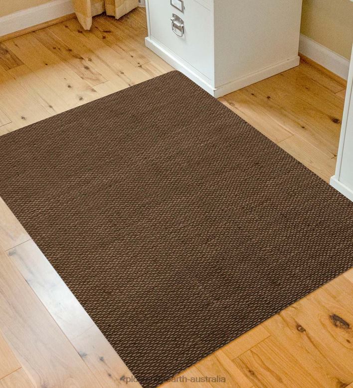 Plow & Hearth Burbury Weave Desk Chair Mat - Gray P22BD1782 Rugs & Mats