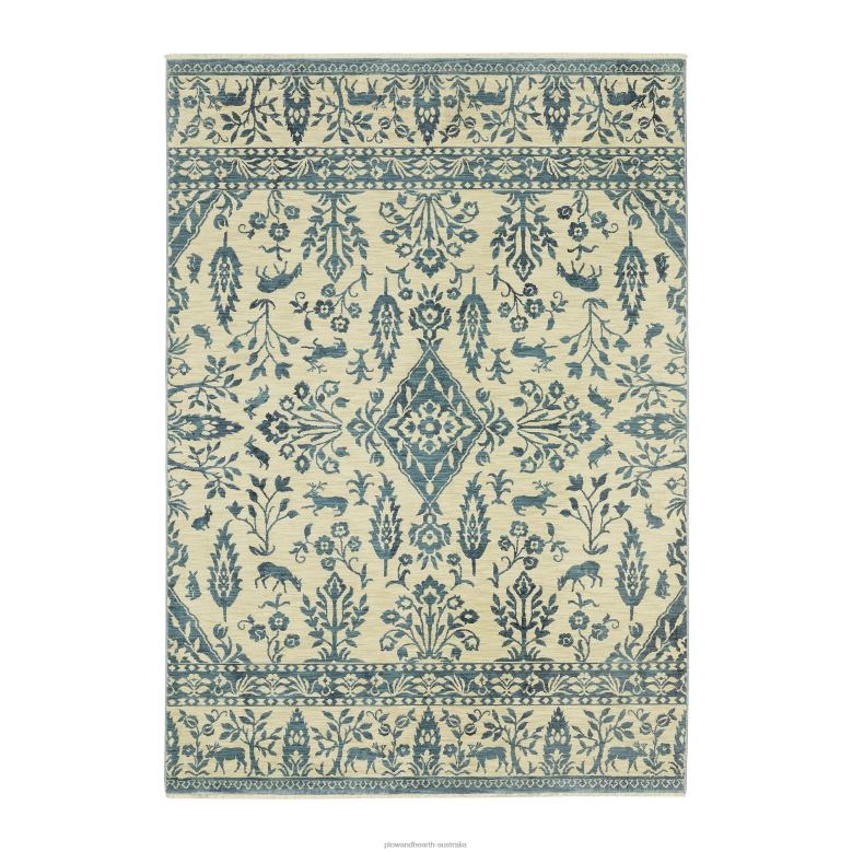 Plow & Hearth Clover Hill Porcelain Polypropylene Rug P22BD1855 Rugs & Mats