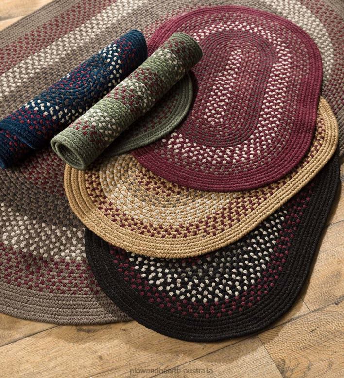 Plow & Hearth Country Classic Braided Polypropylene Rugs P22BD1784 Rugs & Mats