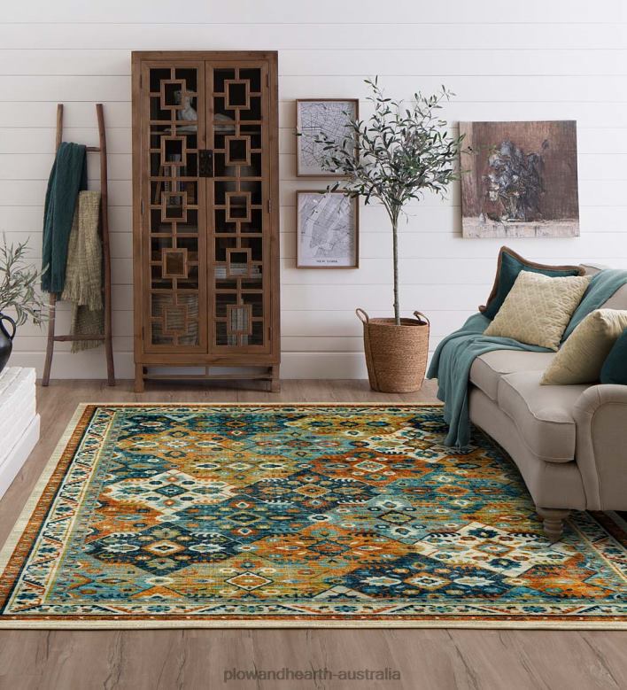 Plow & Hearth Hazel Mountain SmartStrand Rug P22BD1854 Rugs & Mats