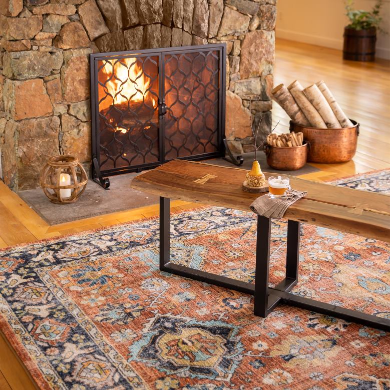 Plow & Hearth Hazel River SmartStrand Rug P22BD1802 Rugs & Mats
