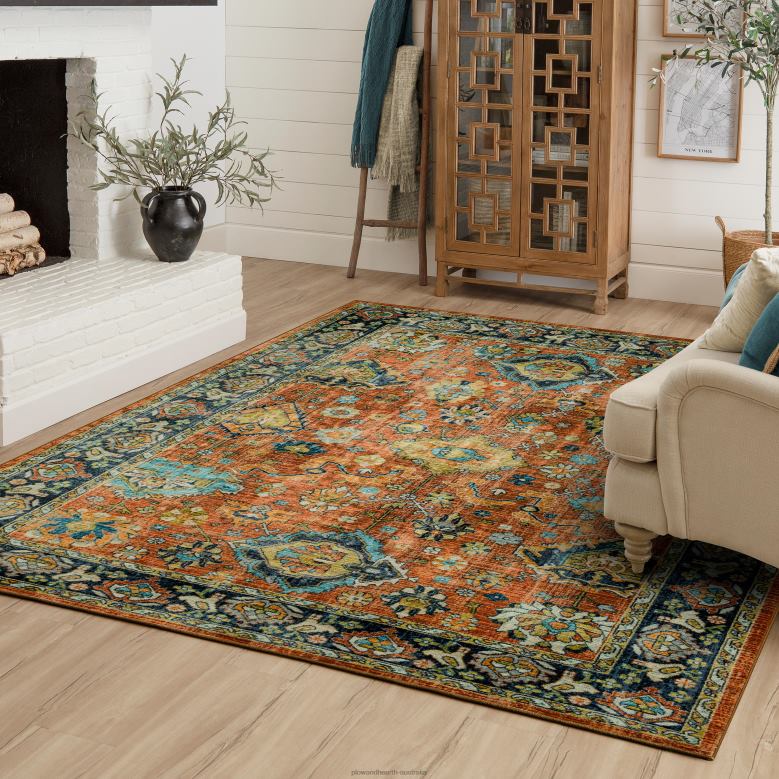 Plow & Hearth Hazel River SmartStrand Rug P22BD1802 Rugs & Mats