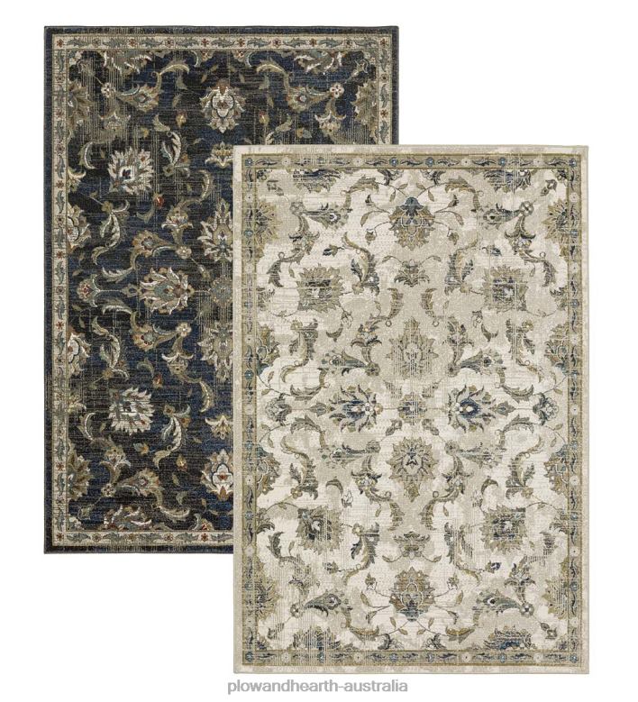 Plow & Hearth Heartland Border Polypropylene Rug P22BD1876 Rugs & Mats