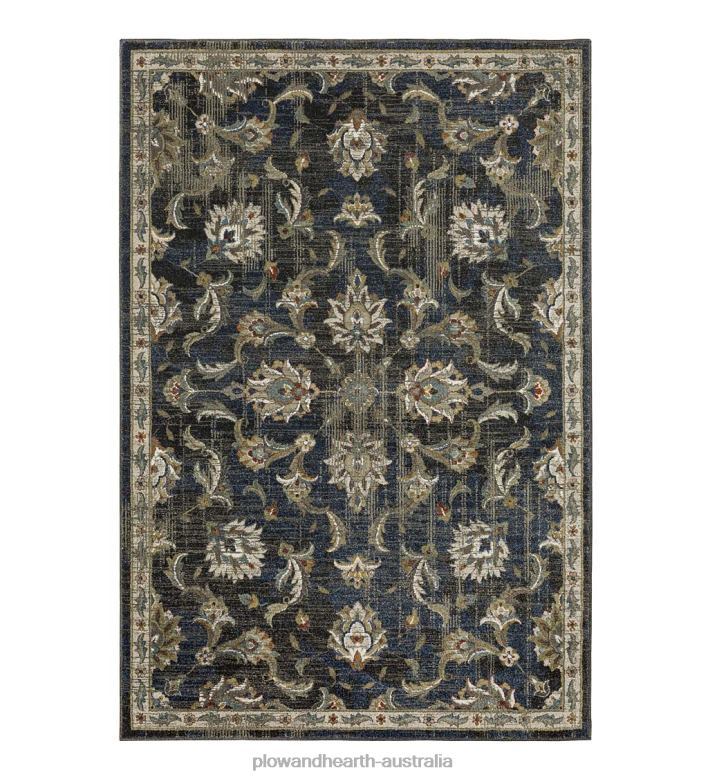 Plow & Hearth Heartland Border Polypropylene Rug P22BD1876 Rugs & Mats