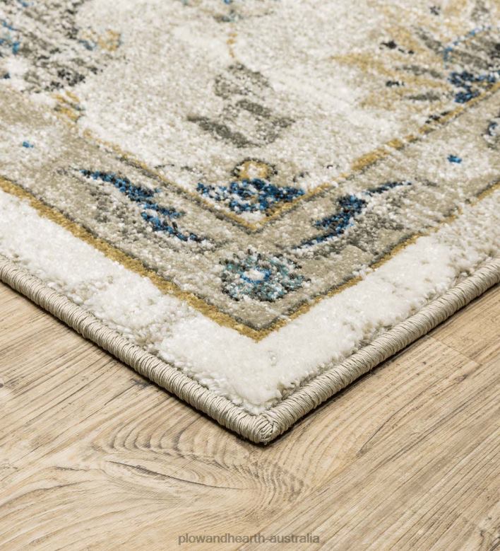 Plow & Hearth Heartland Border Polypropylene Rug P22BD1876 Rugs & Mats