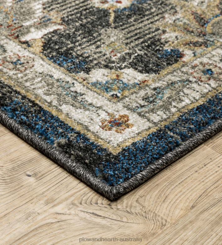 Plow & Hearth Heartland Border Polypropylene Rug P22BD1876 Rugs & Mats