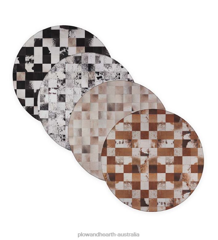 Plow & Hearth Hyde Park Round Rug P22BD1833 Rugs & Mats