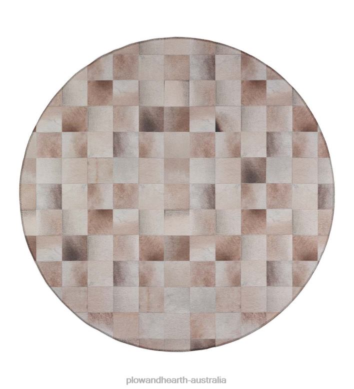 Plow & Hearth Hyde Park Round Rug P22BD1833 Rugs & Mats