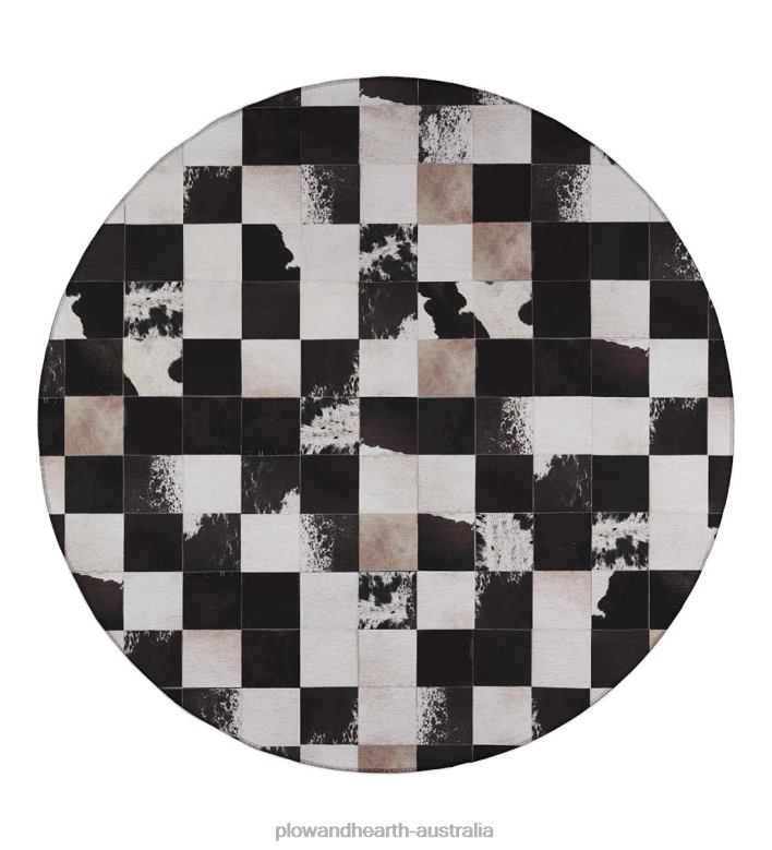 Plow & Hearth Hyde Park Round Rug P22BD1833 Rugs & Mats