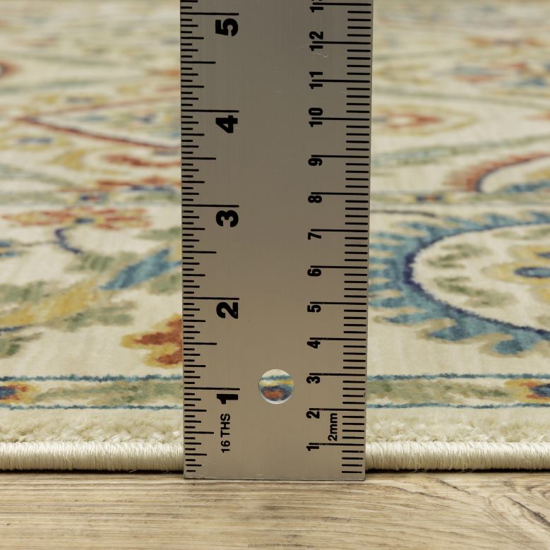 Plow & Hearth Indoor/Outdoor Clover Hill Meadow Polypropylene Rug P22BD1852 Rugs & Mats