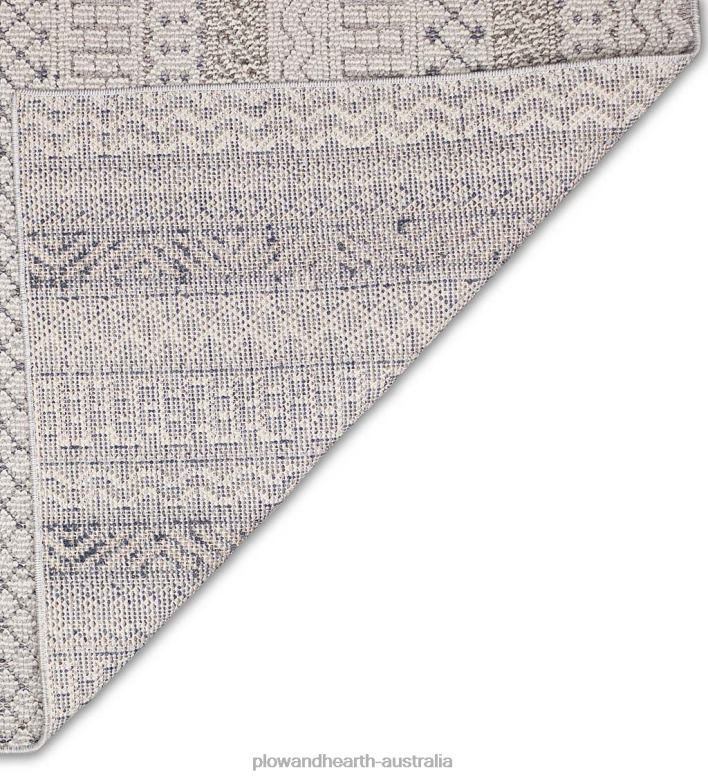 Plow & Hearth Indoor/Outdoor Kitty Hawk Striped Rug P22BD1805 Rugs & Mats