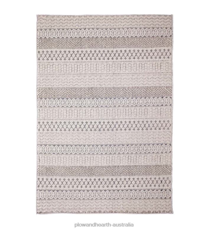 Plow & Hearth Indoor/Outdoor Kitty Hawk Striped Rug P22BD1805 Rugs & Mats