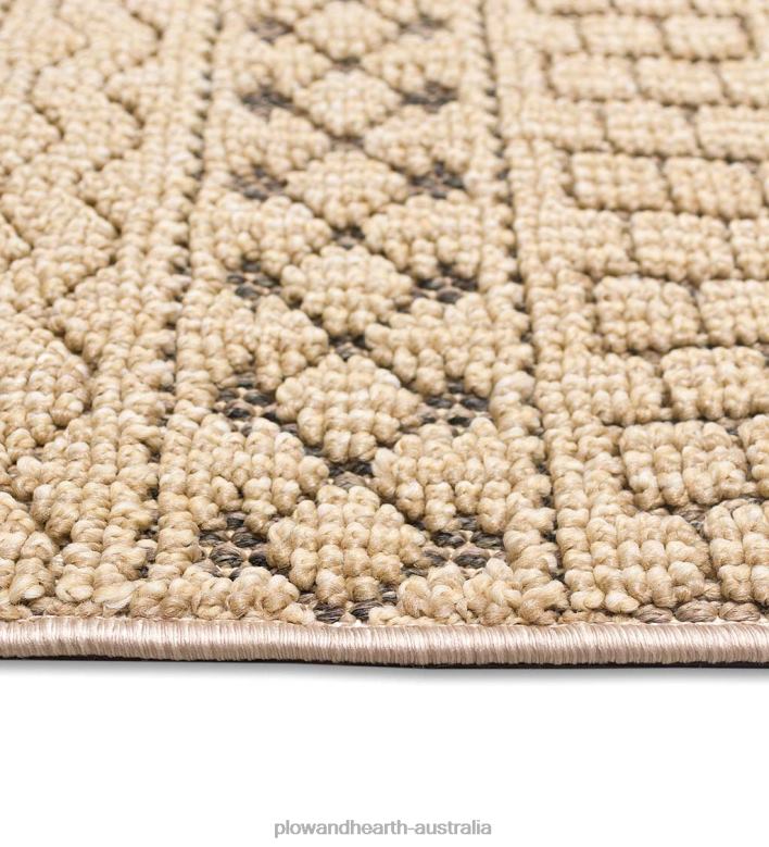 Plow & Hearth Indoor/Outdoor Kitty Hawk Striped Rug P22BD1805 Rugs & Mats