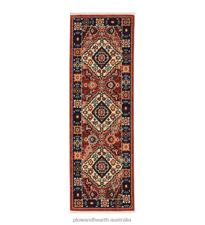 Plow & Hearth Laurenburg Kaleidoscope Wool Rug P22BD1844 Rugs & Mats