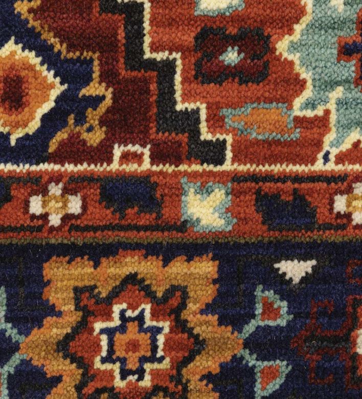 Plow & Hearth Laurenburg Kaleidoscope Wool Rug P22BD1844 Rugs & Mats