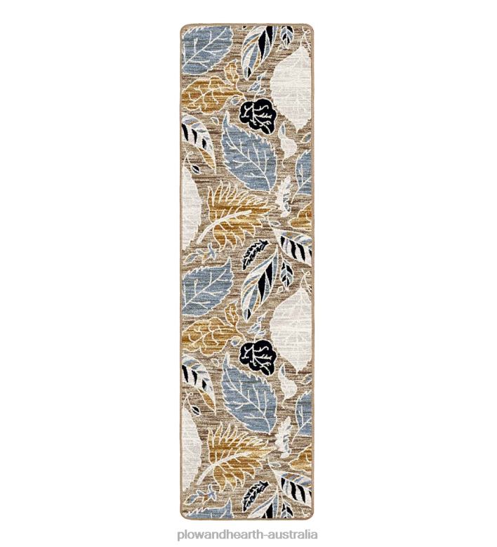 Plow & Hearth Leaves EnduraStran Area Rug P22BD1853 Rugs & Mats