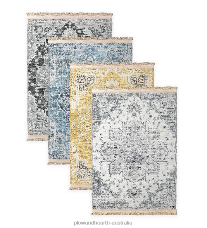 Plow & Hearth Marietta Diamond Rug P22BD1828 Rugs & Mats