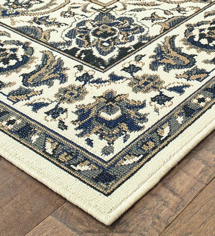 Plow & Hearth Marston Medallion Polypropylene Area Rug P22BD1865 Rugs & Mats