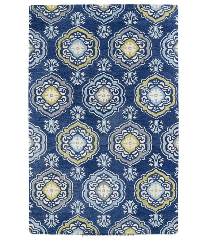 Plow & Hearth Meadow Perennial Wool Rugs P22BD1891 Rugs & Mats