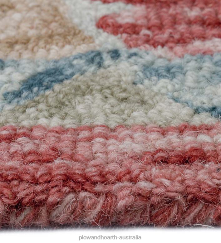 Plow & Hearth Mountain Valley Hand-Tufted Wool Rug P22BD1867 Rugs & Mats