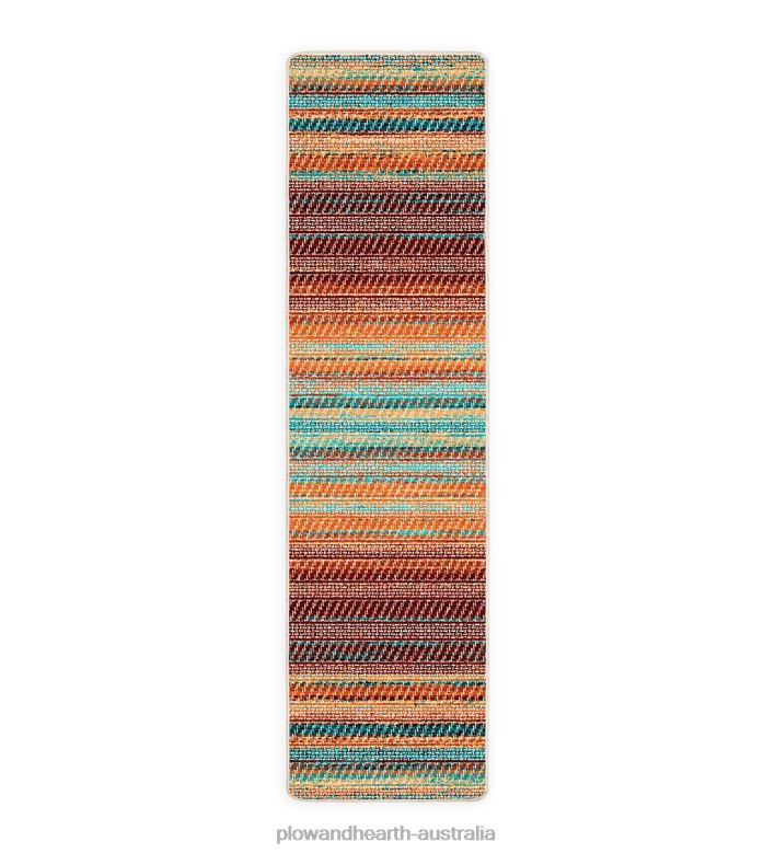 Plow & Hearth October Stripe Rug P22BD1816 Rugs & Mats