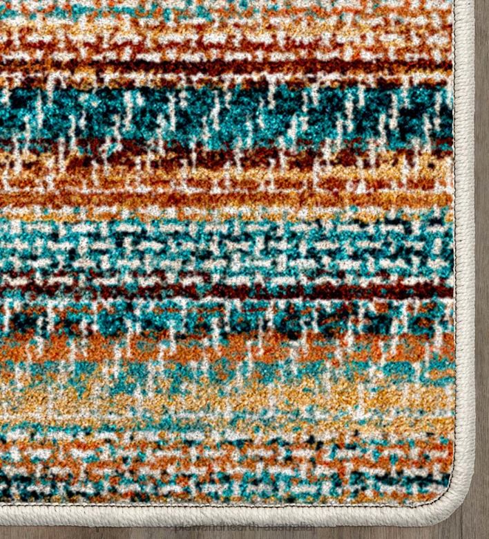 Plow & Hearth October Stripe Rug P22BD1816 Rugs & Mats